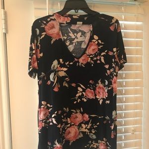Rose patterns shirt